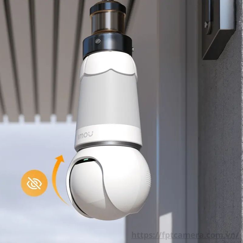 Trọn bộ Camera Wifi bóng đèn iMOU Bulb Cam | Hình Ảnh 2K FHD | Tầm Nhìn Có Màu Ban Đêm| Quay Quét Tự Động