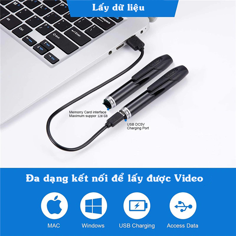 Bút PV8 Camera Wifi xem online từ xa - Quay Offline - Online 4h âm thanh rõ nét