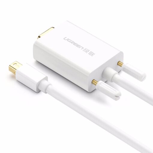 Cáp chuyển đổi Mini Displayport sang VGA dài 15m UGREEN MD103 10410 Màu Trắng