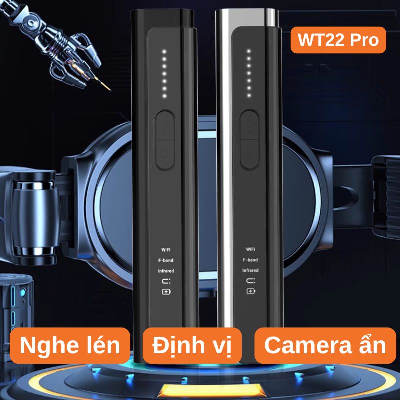Thiết Bị Dò Máy Nghe lén, GPS, Camera ẩn… KT2/WT22 Pro