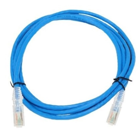 Dây nhảy mạng Cat6A FTP 2m, màu xanh AMP/Commscope NPC6ASZDB-BL002M