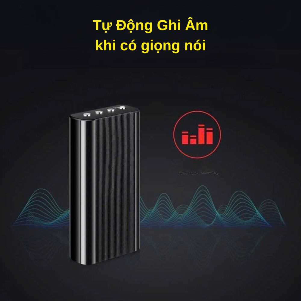 Máy ghi âm M18 – Ghi Âm 260 Giờ Liên Tục, Chống Ồn, Dễ Dùng Một Chạm