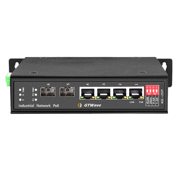 Switch Công Nghiệp 4 Cổng L2 GTWAVE IG4P-2S
