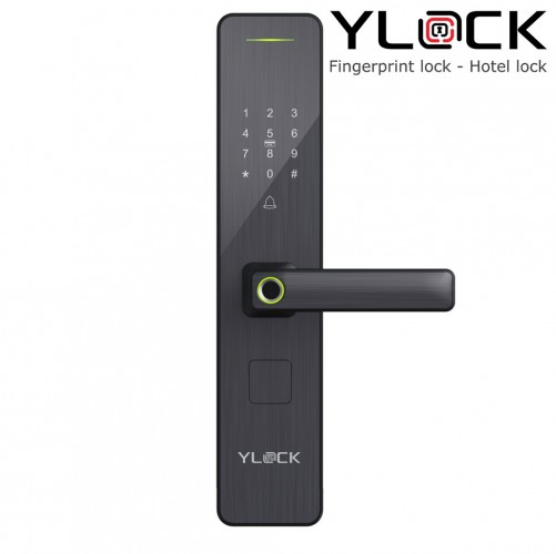Khóa cửa điện tử YLOCK YL-8880-B (Vân tay, Thẻ từ, Mật mã)