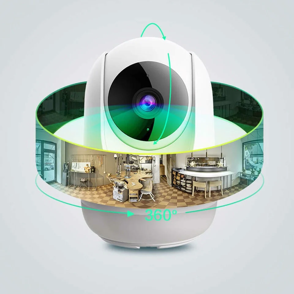 Camera Quan Sát Qihoo 360 (Botslab) P4 Pro 2K kèm thẻ nhớ 32 GB