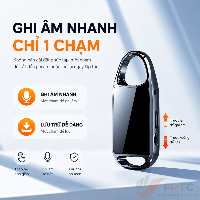 Máy Ghi Âm Newman H8 Dạng Móc Khóa – Ghi Âm PCM Cao Cấp, Nhỏ Gọn, Pin Lâu Đến 28 Giờ