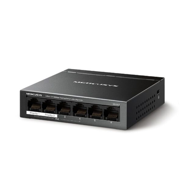 Switch Để Bàn 6 Cổng 10/100M Mercusys MS106LP