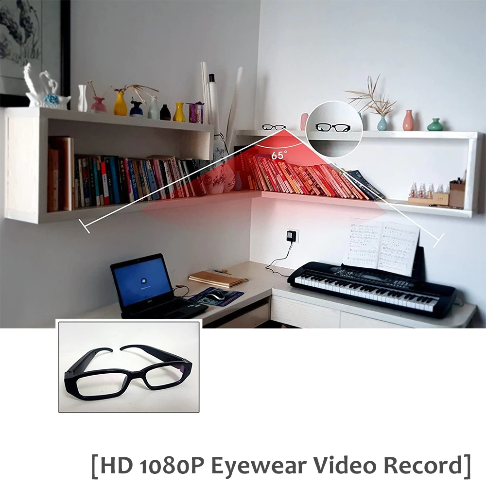 Camera ngụy trang Kính mắt Full HD – Âm thanh rõ nét Glasses C9