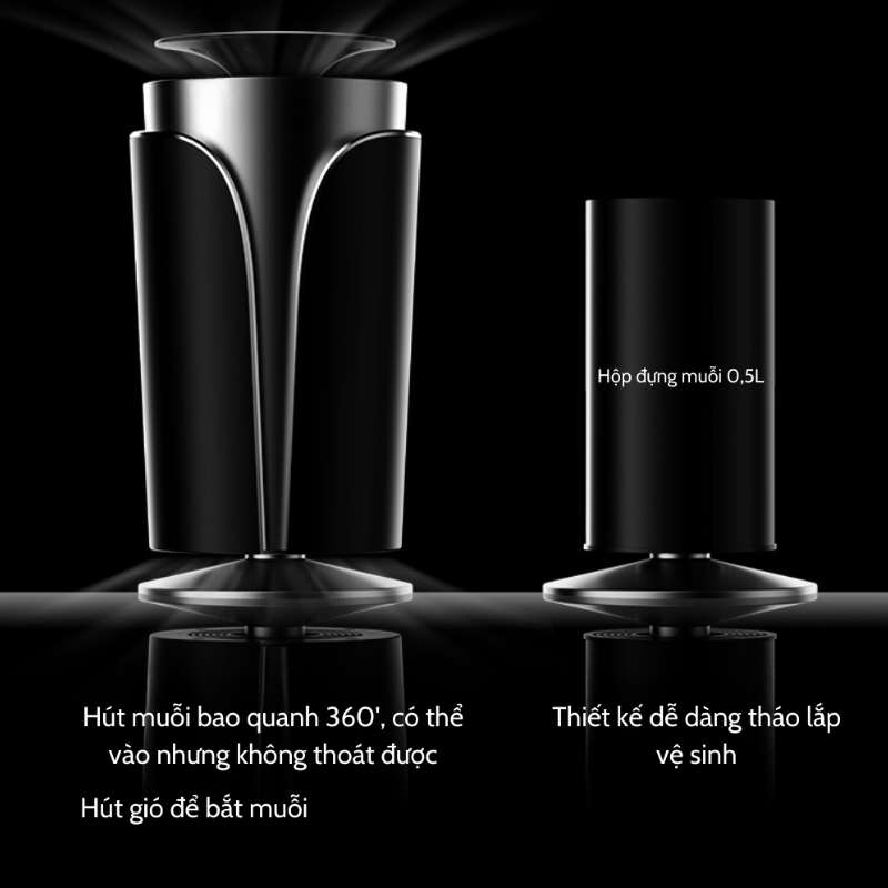 Đèn bắt muỗi GMAX có Camera siêu ẩn - Quay video 4K - Kết nối xem online từ xa