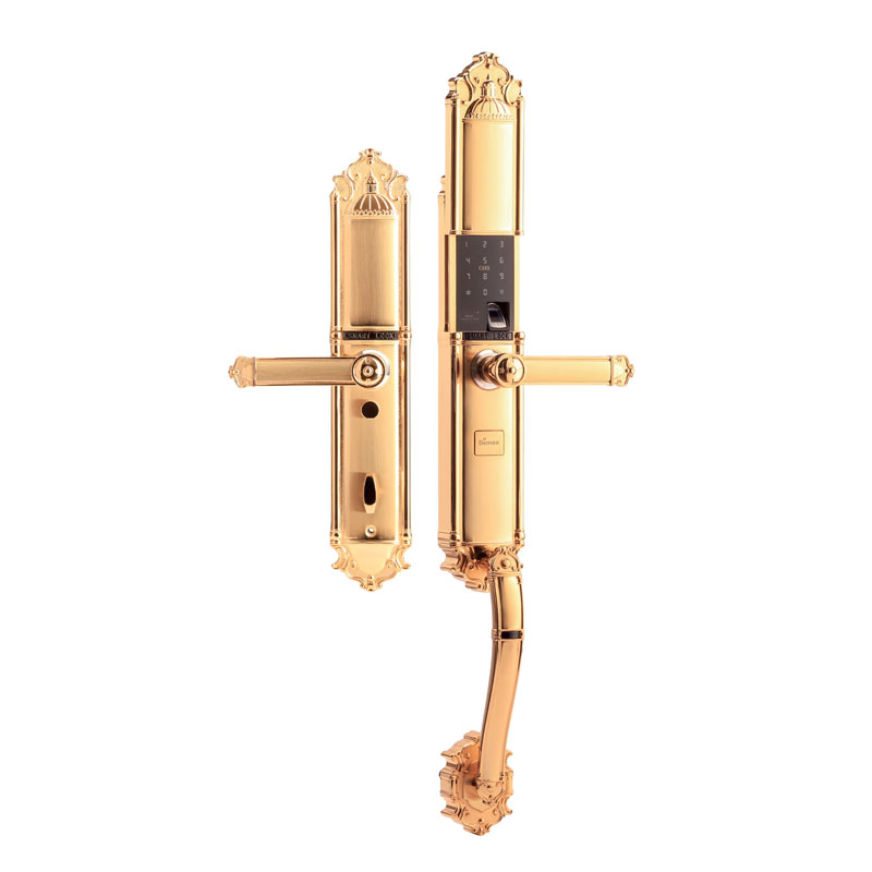 Khóa cửa vân tay đại sảnh Demax SL821 Gold