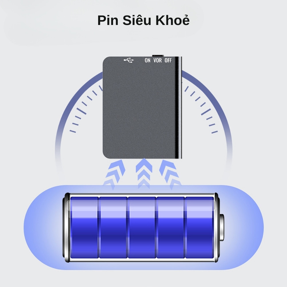 Máy Ghi Âm Q6 Pro: Ghi âm giọng nói 48h - Siêu nhỏ - Lọc âm siêu tốt