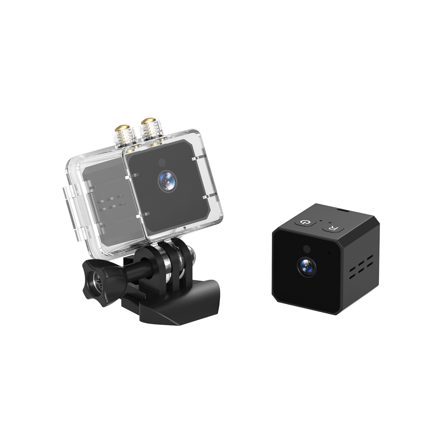 Camera Mini siêu nhỏ MI2 FHD - Lặn 10m - Hình ảnh Full HD - Báo động - Lắp đặt dễ dàng