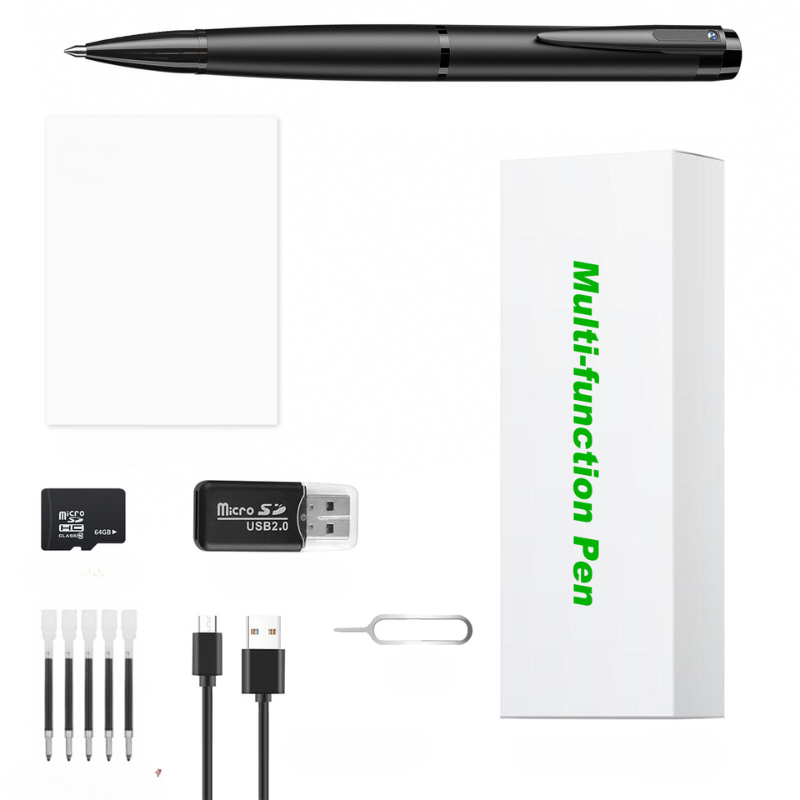 Camera Bút viết BE09 Pro Độ phân giải Full HD - Quay Offline 120 phút. Đọc và Mua hàng