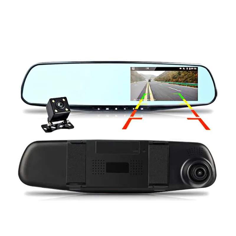 Màn hình gương điện tử Hikvision N6Pro - góc nhìn siêu rộng quan sát phía sau xe