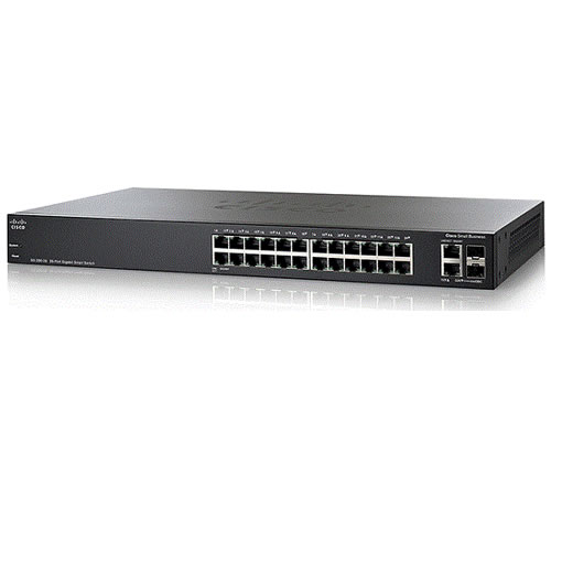 Switch Cisco SLM2024T 24-port 10/100/1000 + 2-Port Gigabit Switch