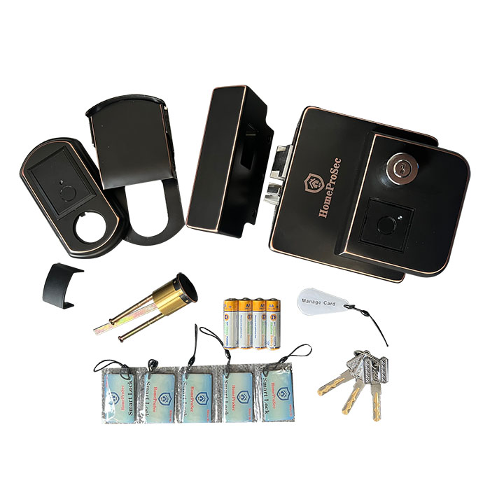 Khoá cổng dùng Pin 02 vân tay ST-P22 DF