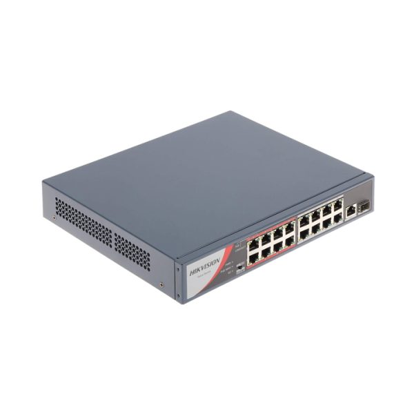 Switch L2 16 cổng PoE 100M Hikvision DS-3E0318P-E/M(B)