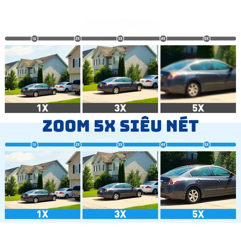 Camera SQ7 Pro  4G  - Zoom 5X - Pin 8 Ngày - Kết nối xem online từ xa. Hồng ngoại Ẩn