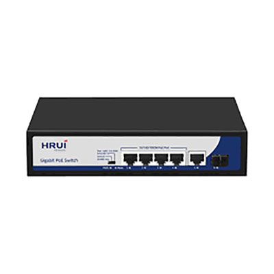 Switch POE Hrui 4 Cổng HR901-AXG-411NS-65