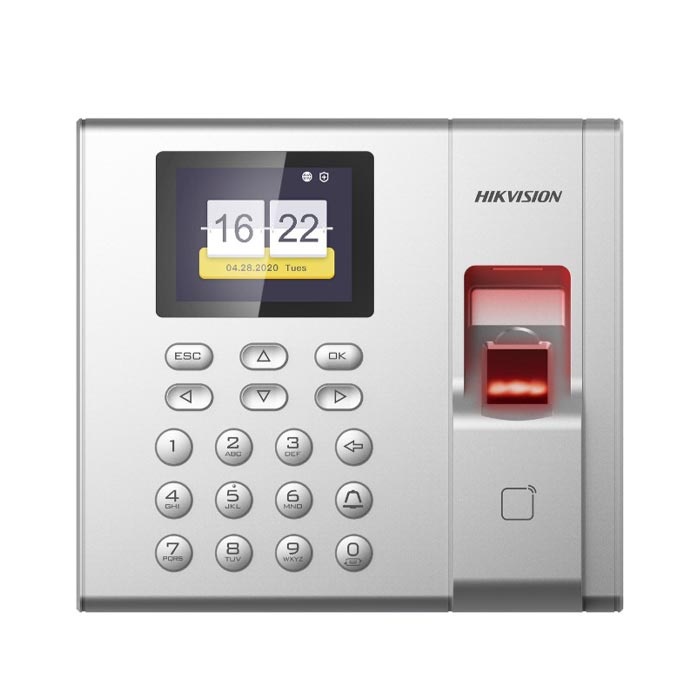 Máy chấm công vân tay, thẻ từ Hikvision SH-K1T9803MF