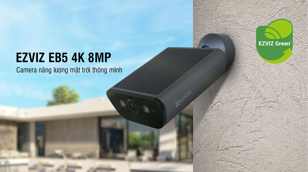 Camera Wifi dùng pin EZVIZ EB5 4K 8MP