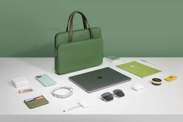 TÚI XÁCH TOMTOC (USA) BRIEFCASE PREMIUM FOR MACBOOK/ULTRABOOK 13”/14” (H21-C01) Màu Vàng