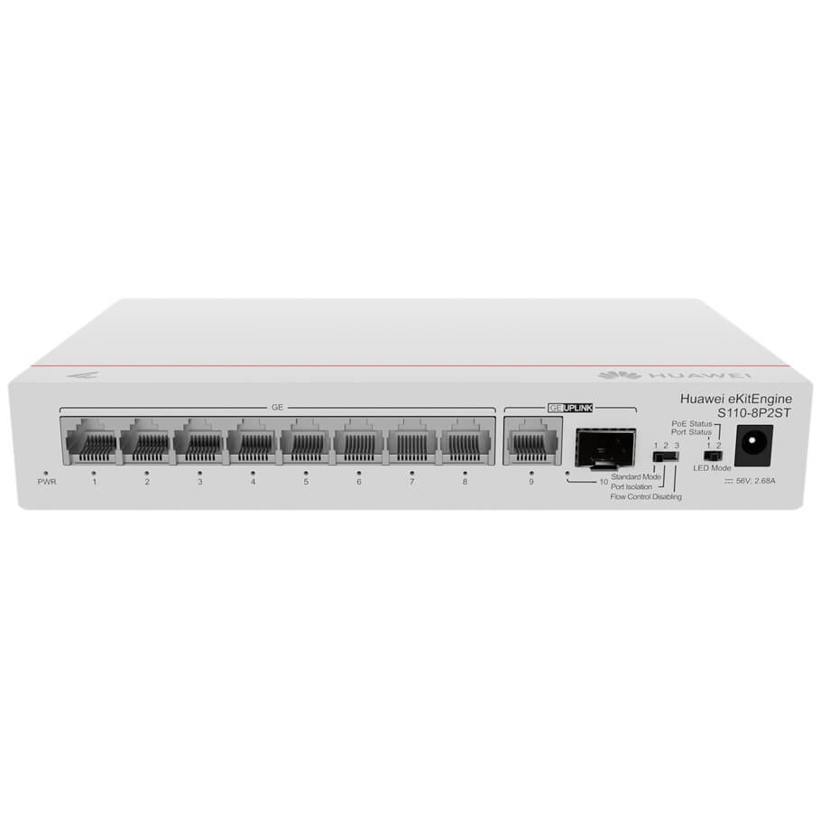 Unmanaged Switch PoE HUAWEI eKit S110-8P2ST