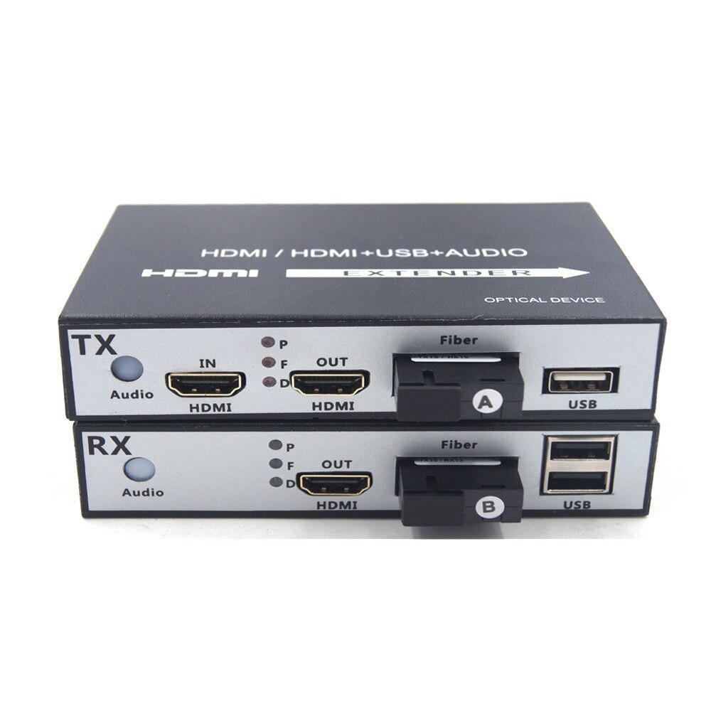 Kéo dài HDMI qua Cáp Quang 20Km có cổng USB HDMI-EXT20km -USB