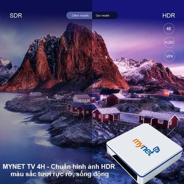 Android Tv Box MYNET TV 4H Ram 4G, Rom 32G