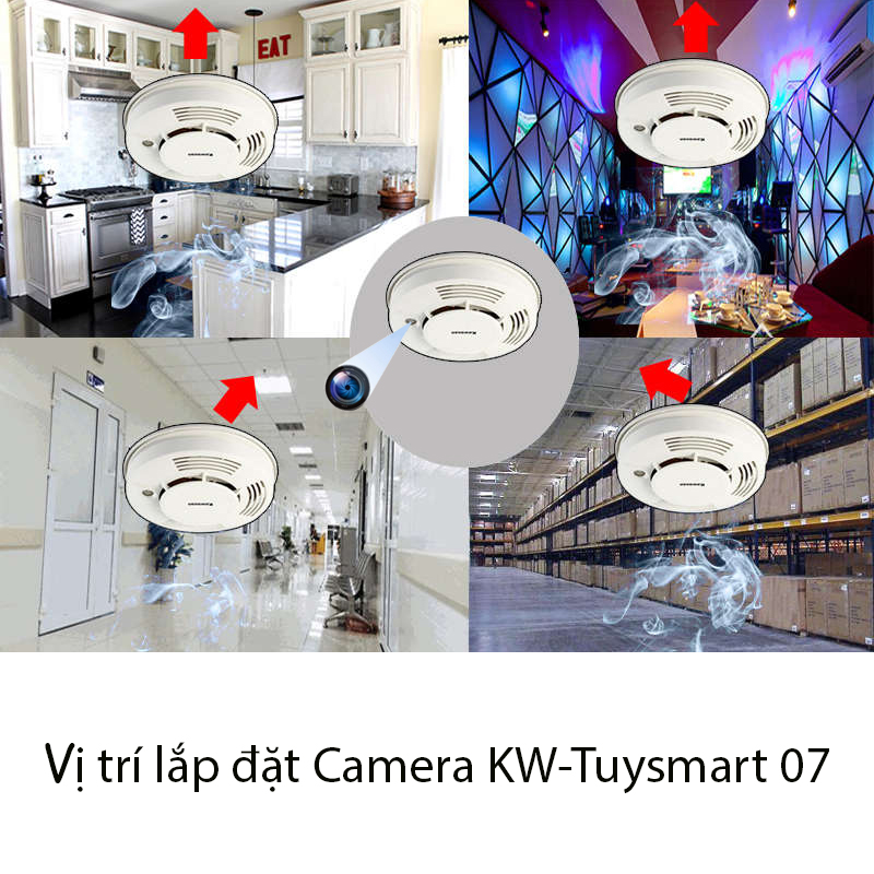 Đầu báo khói KW-Tuysmart Có camera siêu nét