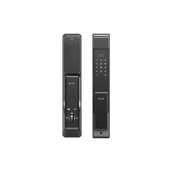 KHOÁ CỬA VÂN TAY SHARP H2-B XÁM (GRAY)