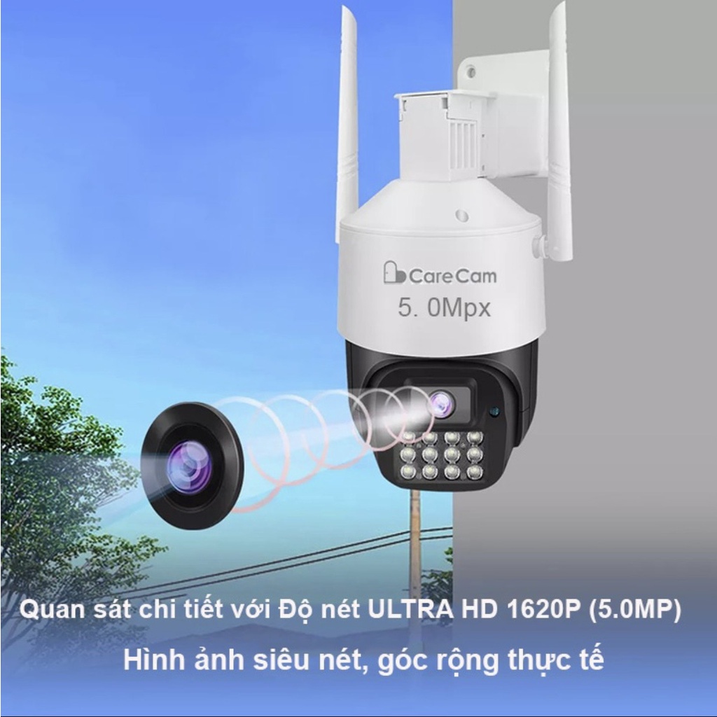 Camera wifi ngoài trời Q810-S500 độ phân giải 5.0mp