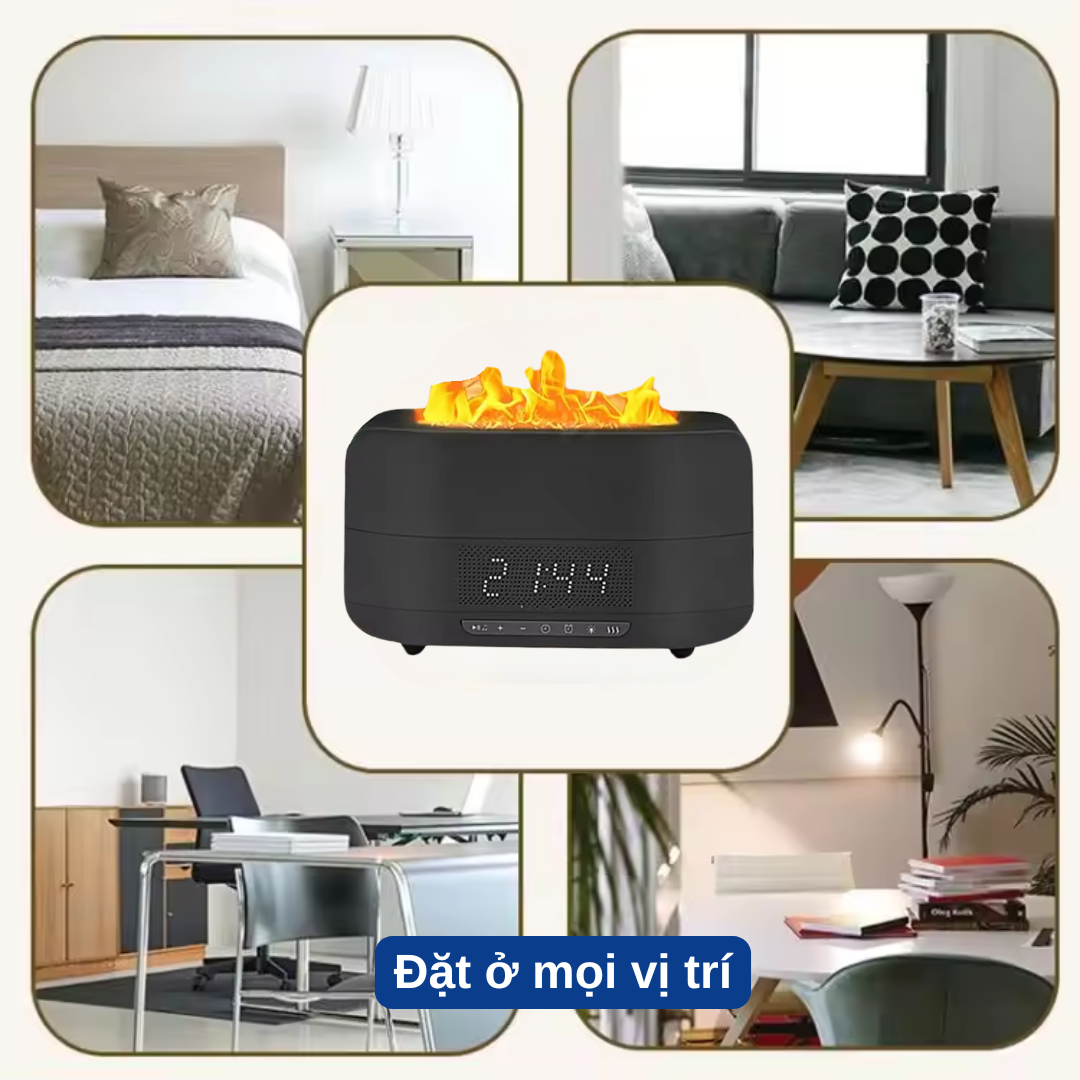 Camera B8X Pro ẩn dưới dạng máy Xông tinh dầu - Hình ảnh 4K - Âm thanh sống động.