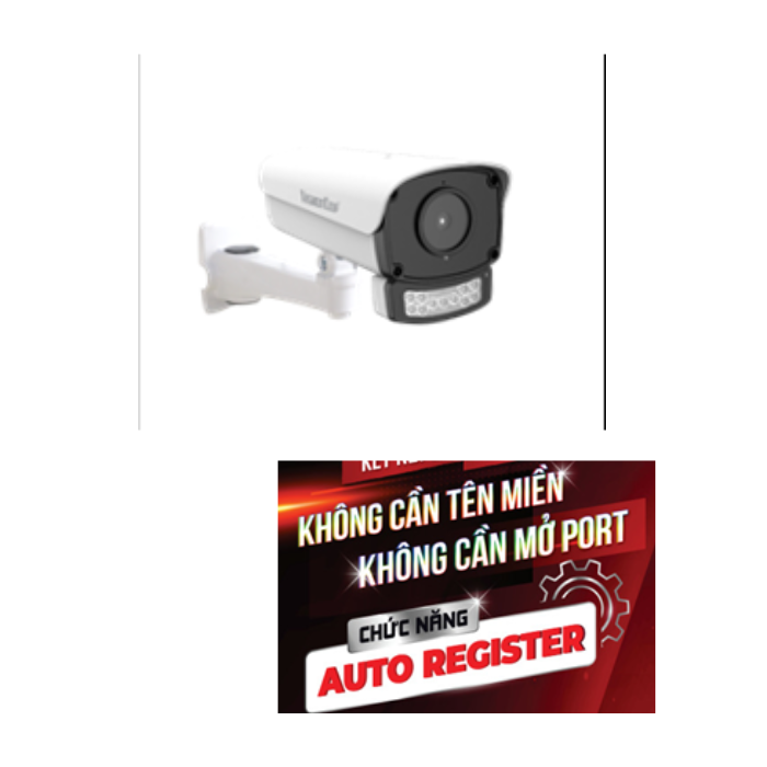 Camera IP Thân Trụ Nhựa nhìn đêm có màu-VSC-IP00509RA-PSSL