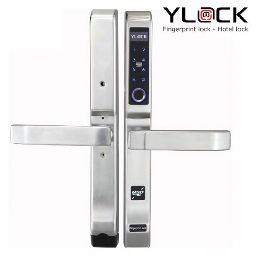 Khóa cửa điện tử YLOCK YL-3368-S (Vân tay, Thẻ từ, Mật mã)