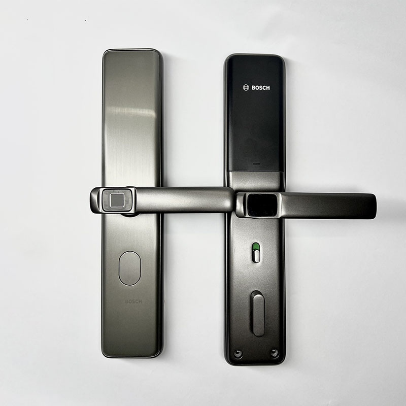 Khóa cửa vân tay cao cấp Bosch ID 30B (Màu ghi xám)