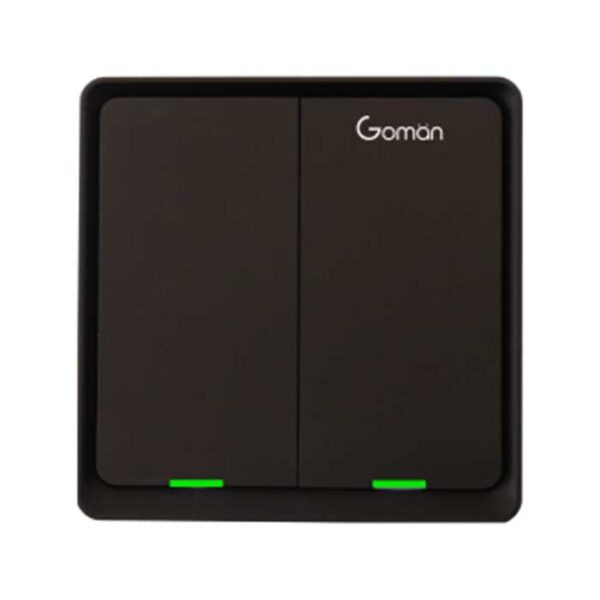 Công tắc đèn Zigbee 2 nút GOMAN GM-EU237Z Series 2S/B/G