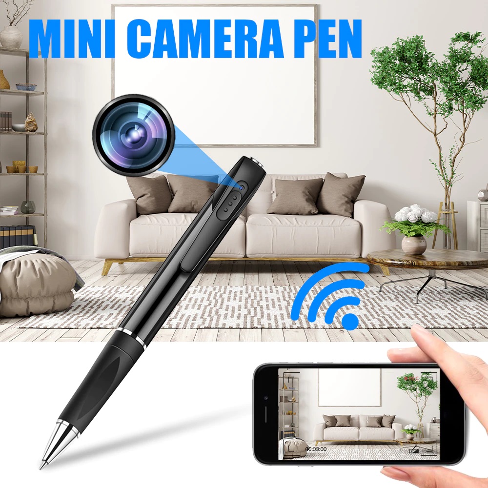 Bút PV8 Camera Wifi xem online từ xa - Quay Offline - Online 4h âm thanh rõ nét