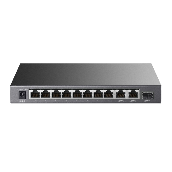 Switch PoE TP-Link TL-SL1311P (8 PoE, 2 uplink Gigabit, 1 SFP, 65W)