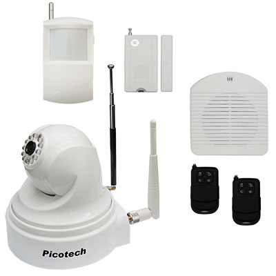 Báo trộm kết hợp camera IP PICOTECH PC-AIP113W