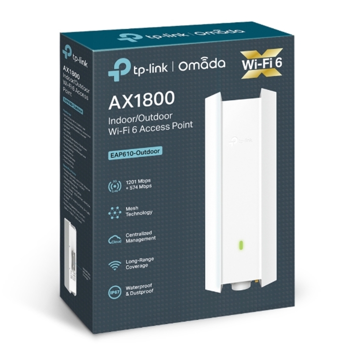 Access Point – Bộ phát Wi-Fi AX1800 Indoor/Outdoor WiFi 6 TP-Link EAP610-Outdoor