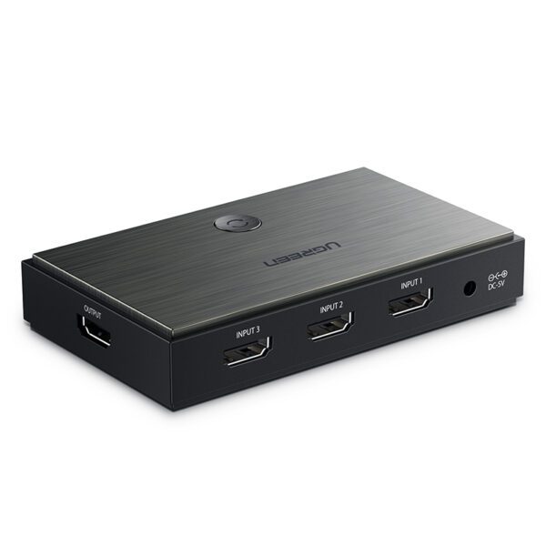 Bộ gộp HDMI 3 vào 1 ra HDMI 2.0 hỗ trợ 4Kx2K/60Hz chính hãng Ugreen 50709