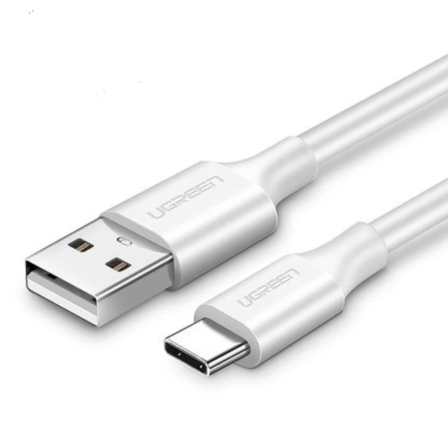Cáp sạc, dữ liệu USB Type-A 2.0 sang USB Type-C dài 1.5M Ugreen US287 60122 Màu Trắng