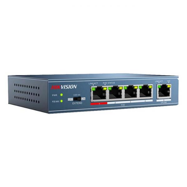 Switch POE 4 cổng 100M HIKVISION DS-3E0105P-E(B)
