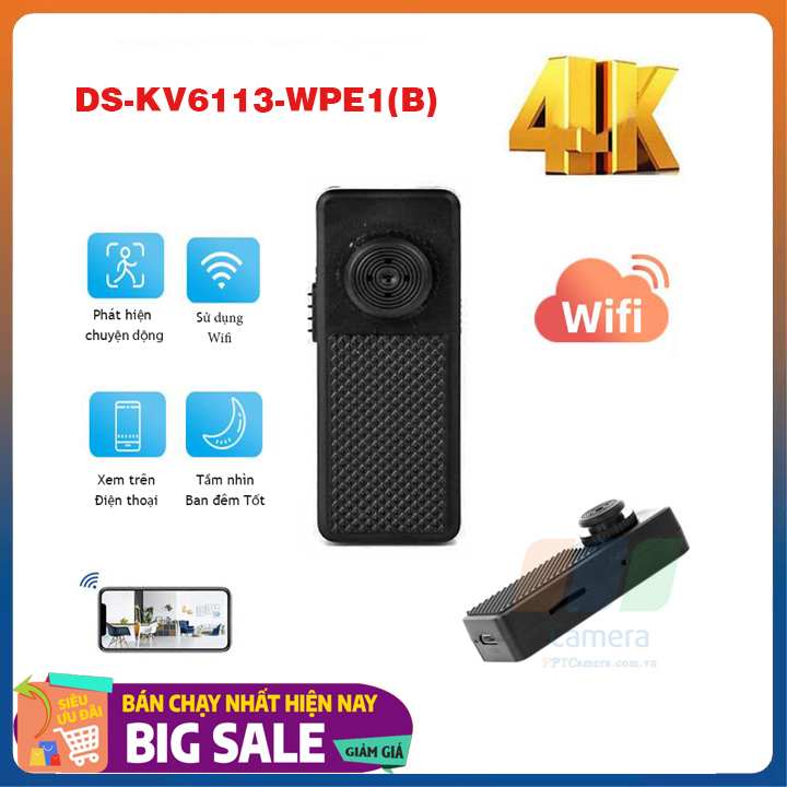 Nút ấn thu hình DS-KV6113-WPE1(B)