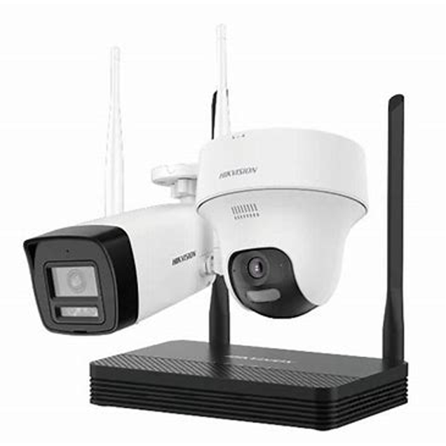 Bộ KIT WIFI combo 2 Camera IP HIKVISION NT-NKS422W02H Đàm Thoại,Quay Quét 360 -2K