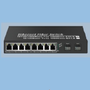Chuyển tiếp quang 2F8E(10/100M) (Bộ gồm 1 Switch + 1 Adapter)