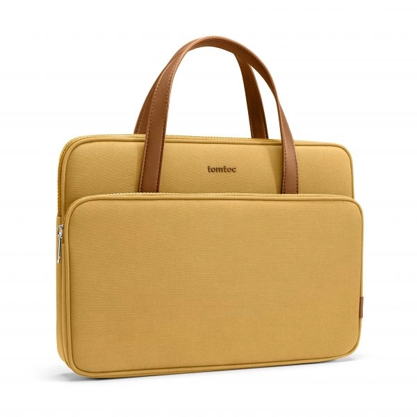 TÚI XÁCH TOMTOC (USA) BRIEFCASE PREMIUM FOR MACBOOK/ULTRABOOK 13”/14” (H21-C01) Màu Vàng