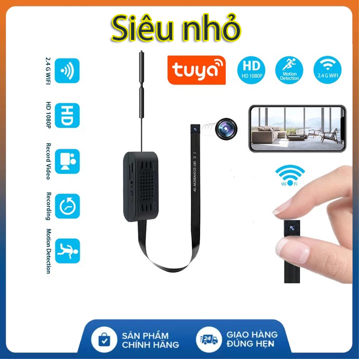 Camera Mini Siêu Nhỏ TuyaSmart C2S Pro Full HD quan sát cực tốt
